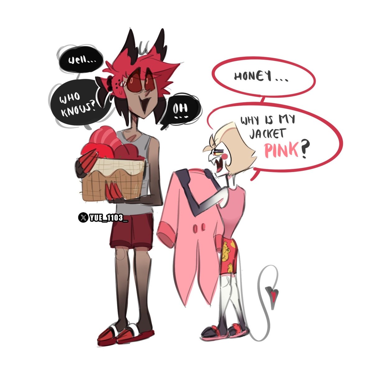 Yue_1103_'s tweet photo. 📻: it’s a mystery…
🍎: Al…

#radioapple #alastor #lucifer https://t.co/iJewdOYsp9