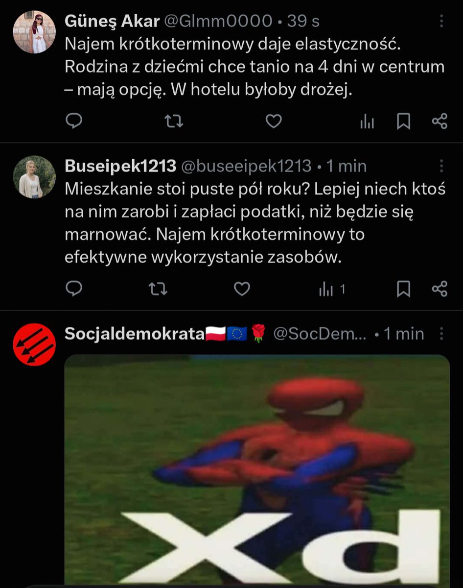 BetonoweZloto's tweet photo. Tureckie boty chwalące najem krótkoterminowy 🇹🇷🇹🇷

Dokładnie to samo co przy Kredycie 0%. To się aż nudne robi.

Przydałaby się jakaś interwencja NASK i kolejny raporcik o sianiu dezinformacji w polskim internecie. https://t.co/0AfAAG1DRt