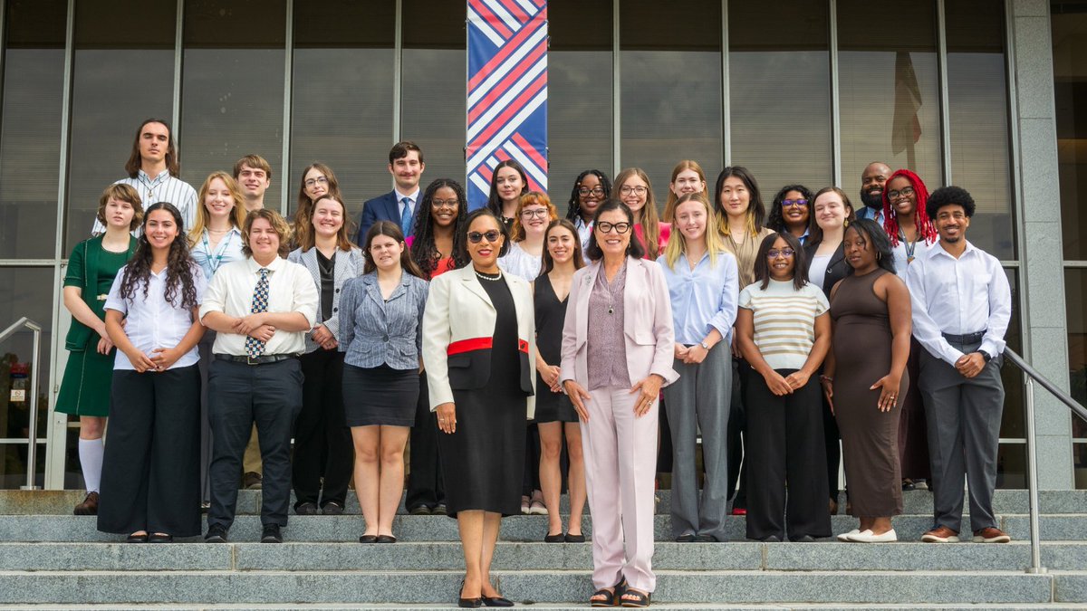 ncculture's tweet photo. Celebrating the achievements of DNCR interns. Your dedication and fresh perspectives made a real impact, and your final presentations were a highlight. Thank you for all you contributed. We hope you had a great experience at DNCR and wish you continued success ahead! https://t.co/gYlQJPIiZA