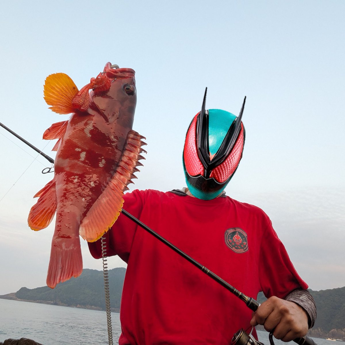 ikatamu's tweet photo. 今日は地元は38℃予報の猛暑日🔥
アカハタの地磯まで歩いてCoverSensorハードロック🎣
戻りしなの地磯でARAライトロック🎣

ADDiCTiON #CoverSensor 
ジャコバグパワー キャラメルシャッド
ハタ喰い蝦
#リグデザイン　PR デザインシャッド
#アカハタ #オニカサゴ ガシラ オオモンハタ シオ #ヤミハタ https://t.co/of6QcmpK9J