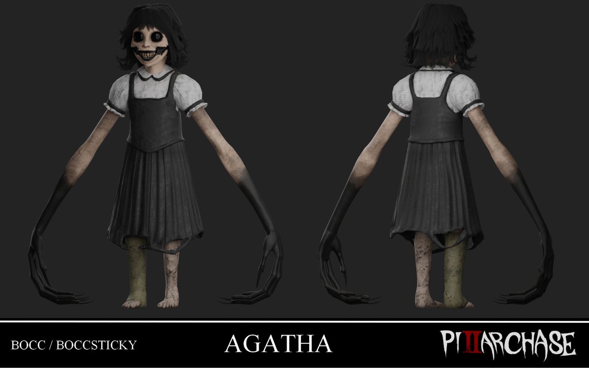BoccArtReal's tweet photo. hiiii i did the retopology, texturing and hair for agatha!!!! this was a lot of fun and it was my first time using hair cards to make a model!! heres her page on my artstation: https://t.co/b1XiPGnAuw https://t.co/pFaLfsxPae