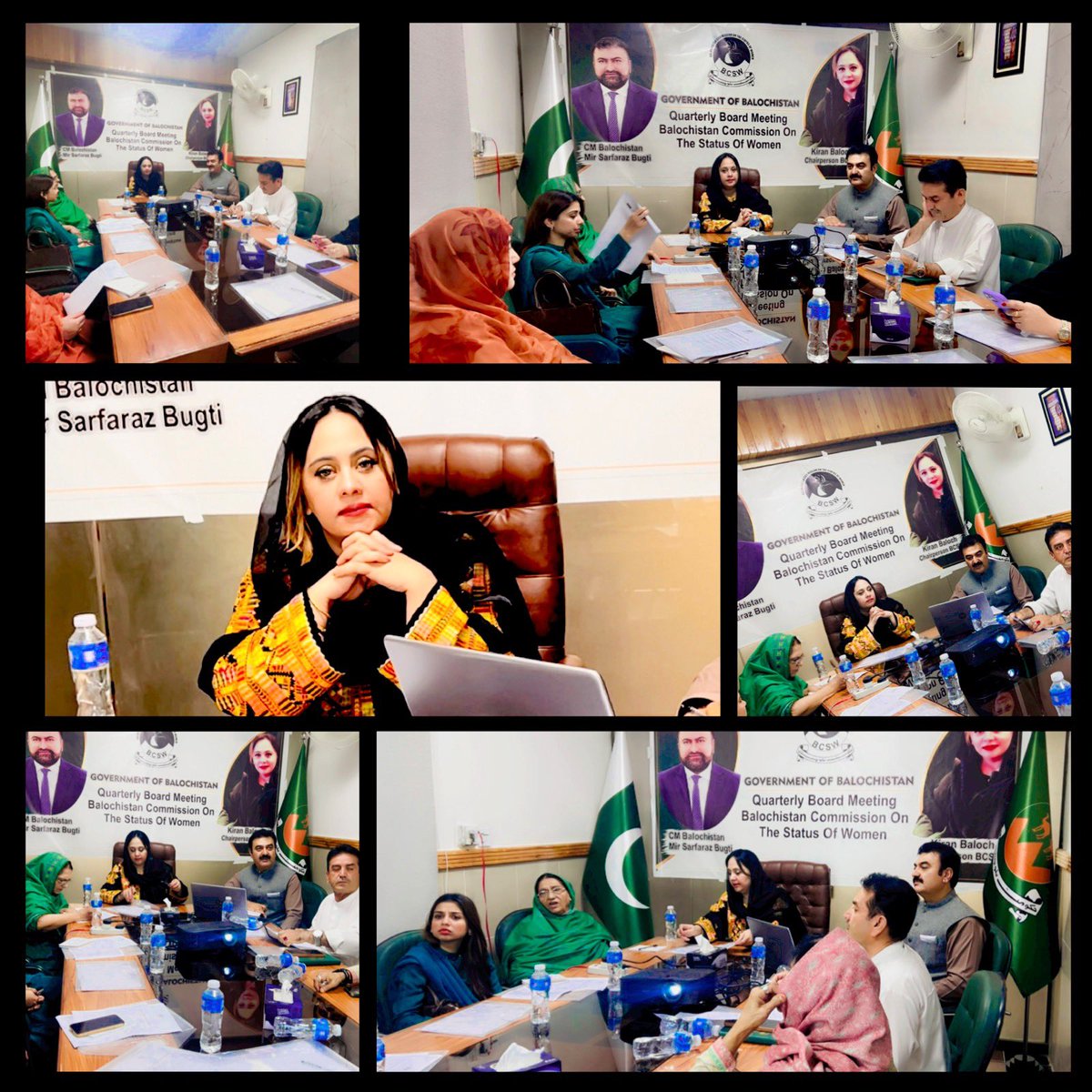 WingBalochistan's tweet photo. BCSW held its Second Board Meeting on 23 July 2026 in Quetta, chaired by Chairperson Ms. Kiran Baloch. The board reviewed key initiatives on women's empowerment, GBV prevention, and inheritance rights, while praising the leadership in strengthening the commission.#highlights https://t.co/XOpqGB6Cwa