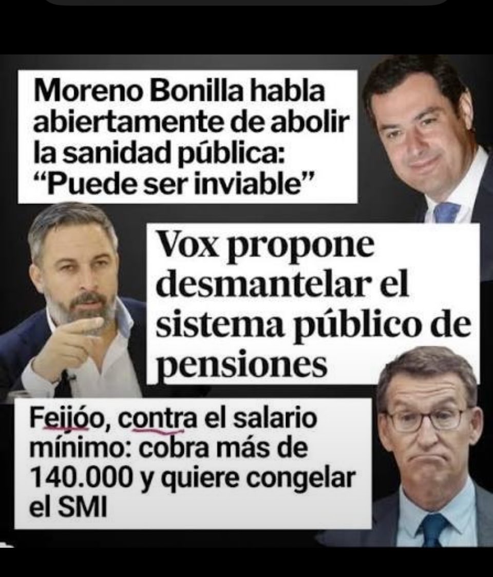 MaritxuDeusto's tweet photo. Cómo se puede votar a gente que quiere acabar con los derechos humanos, sociales y laborales?? https://t.co/UvEO0UG5OR
