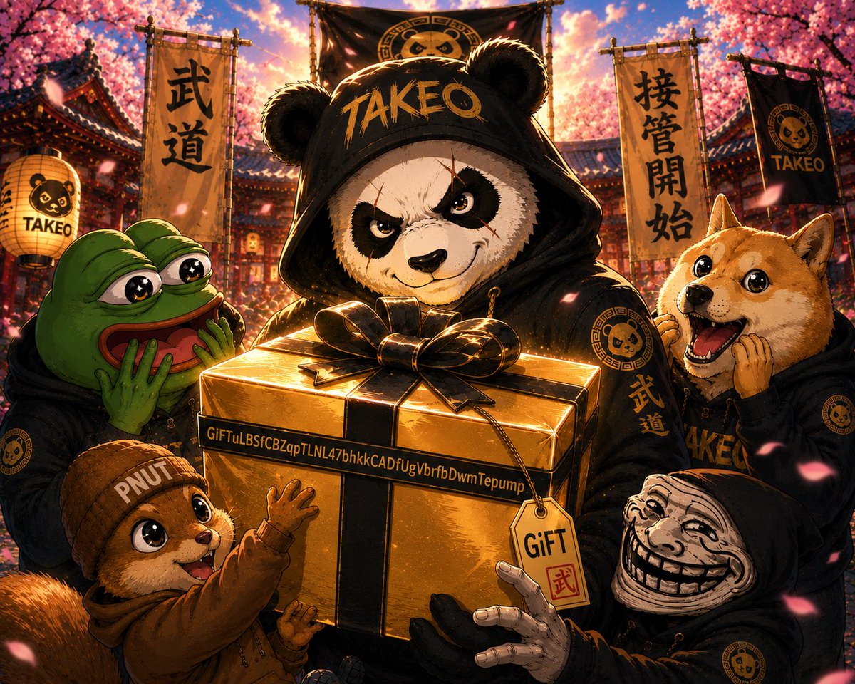 TakeoCoin's tweet photo. @Pumpfun just remembered @Pumpfun GiFT me a one of a kind CA.

GiFTuLBSfCBZqpTLNL47bhkkCADfUgVbrfbDwmTepump

get it?😏 https://t.co/He5XmyZecd