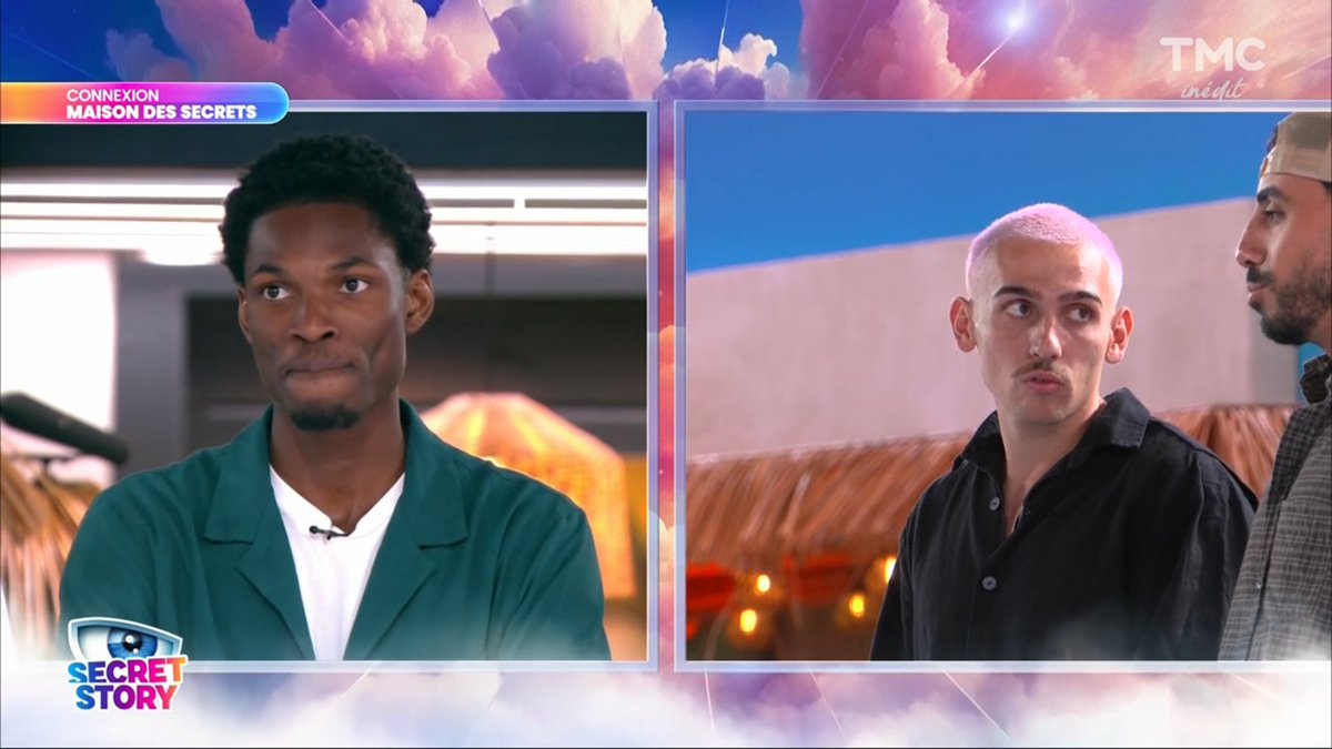 staracreact's tweet photo. Azad à Kurtis "j'aurai peut etre pas mis toi si tout le monde était dispo" #SecretStory https://t.co/wAnJ3Aphif