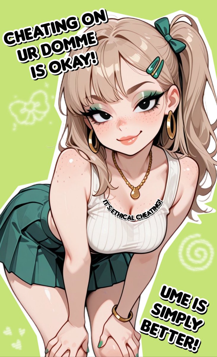 Cash4Clovers's tweet photo. Its true! 🍀⭐ You're already tempted anyway, wallet kun...why else would you be here? Ha! Don't act like your prying eyes are innocent! She'll never know~

2DFD Findom https://t.co/ZPC9dhbZoS