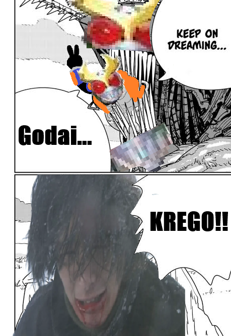 M1ch1Azuma's tweet photo. You guys remember when Another Krego got so strong that Krego decided to erase himself from existence to also erase Another Krego https://t.co/RYc6g6Tj45