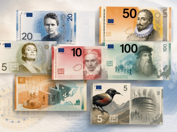 other_europe's tweet photo. New euro banknotes 🇪🇺 
The European Central Bank @ecb today presented its 10 finalist projects and opened a public consultation which will run until 21 September!

European citizens are called to vote here: https://t.co/hO58eseLMv https://t.co/hMREkgUVLd