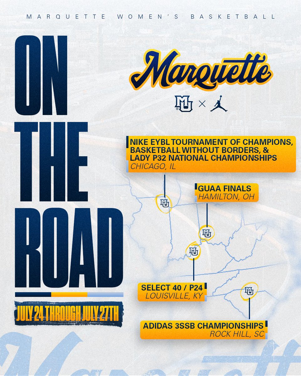 MarquetteWBB's tweet photo. The Recruiting Season Finale✈️
#WeAreMarquette | #playwithHEART https://t.co/QirIEfX2X0