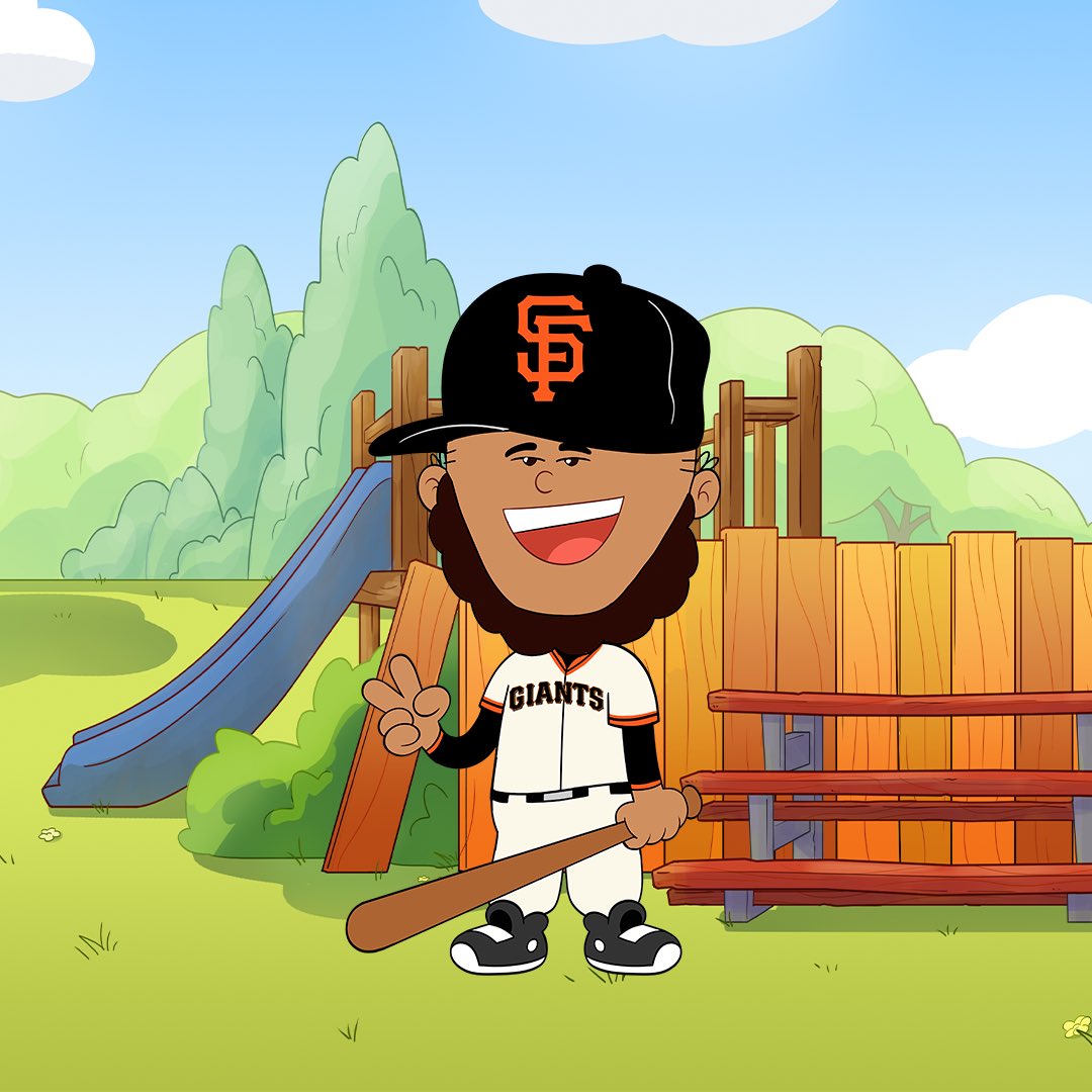 SFGiants's tweet photo. Turned the guys into Backyard Baseball characters ahead of Sunday’s Backyard Baseball Day!

Special Event ticket holders will receive a Pablo Sanchez Bobblehead.

🎟️ https://t.co/MRE5WsJmhq https://t.co/78n0t5i3BU