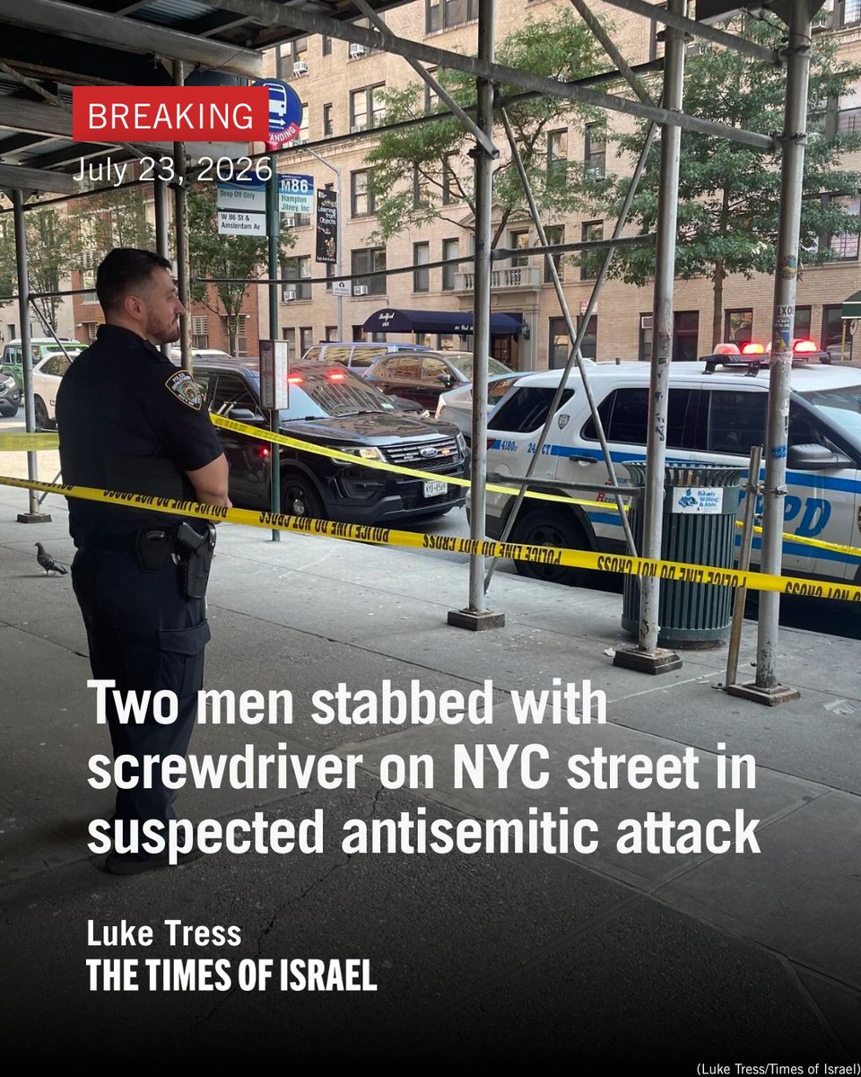 The Times of Israel tweet media
