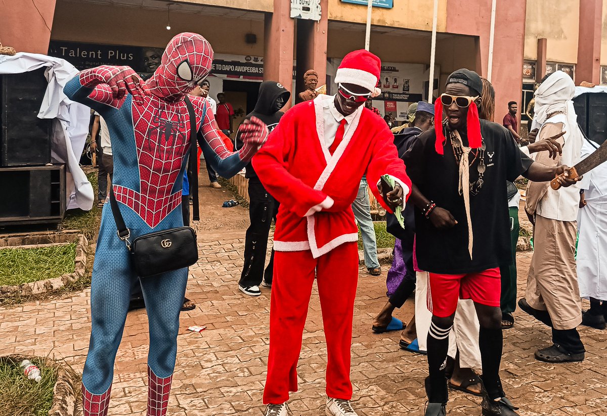 VoicedGent's tweet photo. Virtus FYB Week – Day 5: Costume &amp; Garri Day!✨📸

Let the Spidey! Begin...😂 

@FutaBro
@machala_of_futa

#virtusfutaclass25
#virtusfybweek
#futaclassxxv https://t.co/OG1UpYTZhU