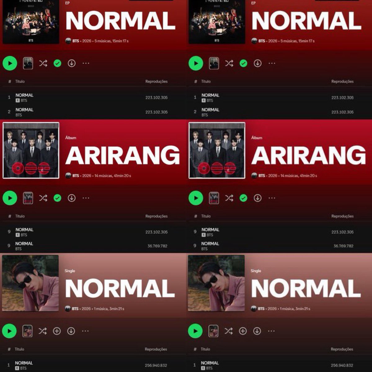 goeskthh's tweet photo. Preguntándonos colectivamente QUÉ ESTÁ HACIENDO SPOTIFY, primero no combina las versiones que son literalmente la misma pista, todas las versiones no se están contando correctamente en el contador y los streams NO son consistentes con el pasar de los días, a este punto ya es muy notorio lo que les están haciendo, ESTO NO PUEDE SEGUIR ASÍ😭
