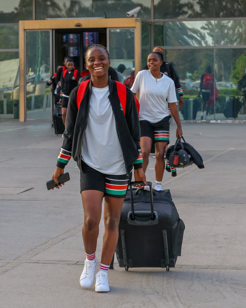 husseinmoha's tweet photo. Touchdown Morocco 🇲🇦. Harambee Starlets have arrived and ready for WAFCON. Wishing the girls the very best of luck as the tournament kicks-off. 

#HarambeeStarlets https://t.co/iRaABJDmHX