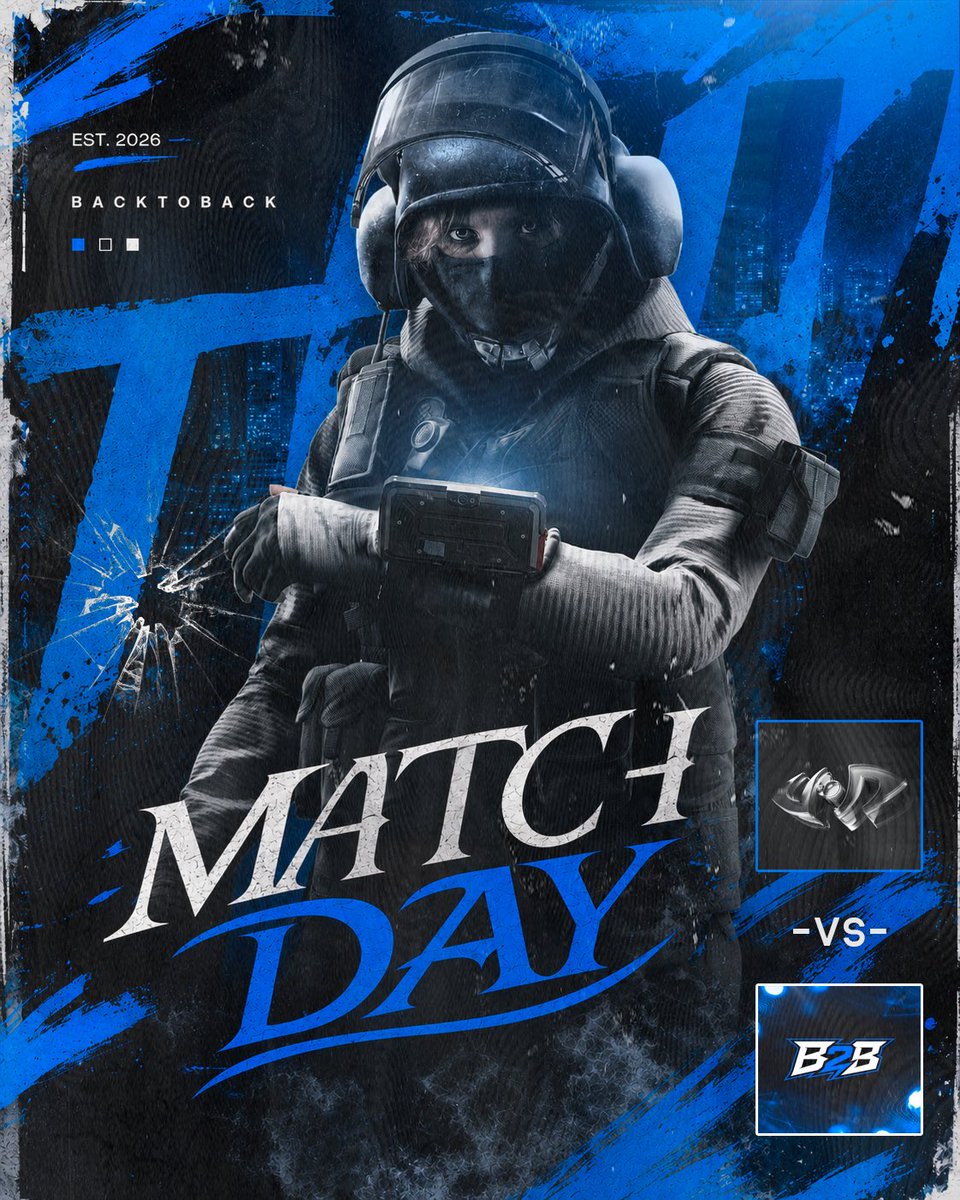 Back2Backgg's tweet photo. @mukbangleague action tonight. 🎮

The R6 squad takes on Beneath Reality at 7 PM EST.

Ready to make a statement.

#B2B #R6 https://t.co/PPvUiDp876
