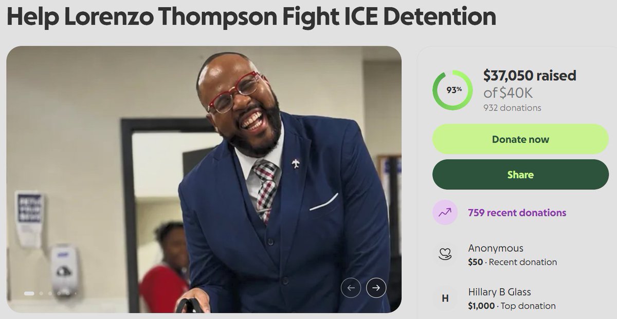 纳什维尔男子Lorenzo Thompson因逾期被ICE拘留