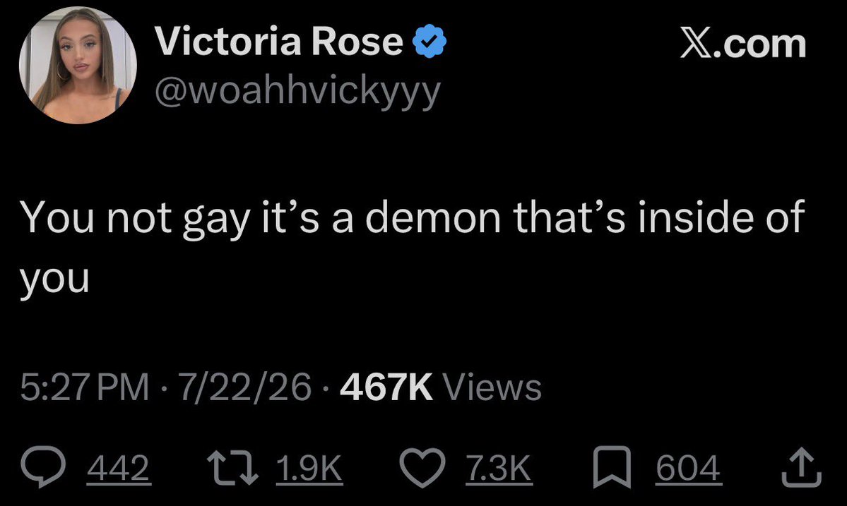 canwerot's tweet photo. @woahhvickyyy will u allow gays to eat or deny them due to their demon deep within the depths of their souls https://t.co/x8bfH2Z8qC