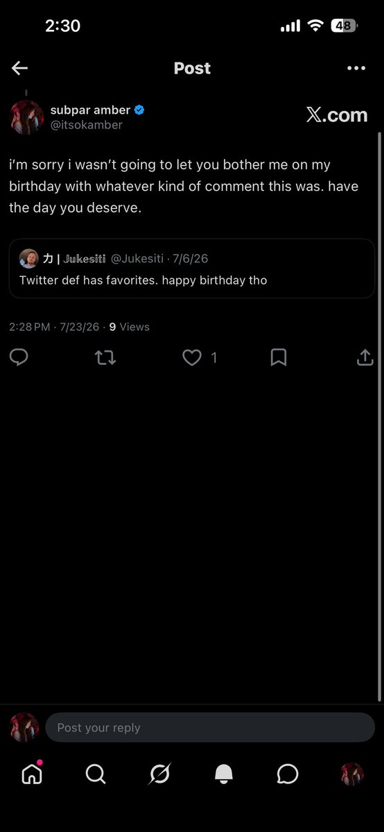 subpar amber tweet media