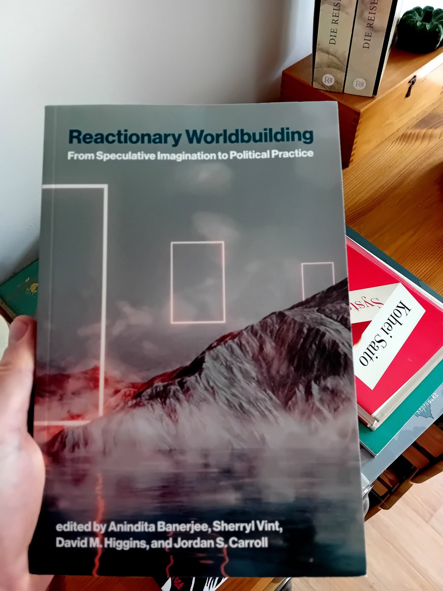 TironStefan's tweet photo. #sciencefiction #sfstudies #critical #reactionary
A very timely #book and quite amazing collection on reactionary world building and world making just arrived. Probably one of the most consequential 2026 publications. Many thx to @JordanSCarroll & MIT Press for this review copy. https://t.co/Gh8nY06eKP