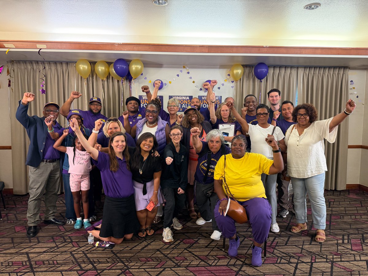 SEIUVA512's tweet photo. We made history! 🎉 Prince William County workers voted YES to win our union, with 89% voting in favor. This victory shows the power of workers organizing. Together, we're building a stronger voice on the job. #UnionsForAll https://t.co/hZ0Y1cdyJx