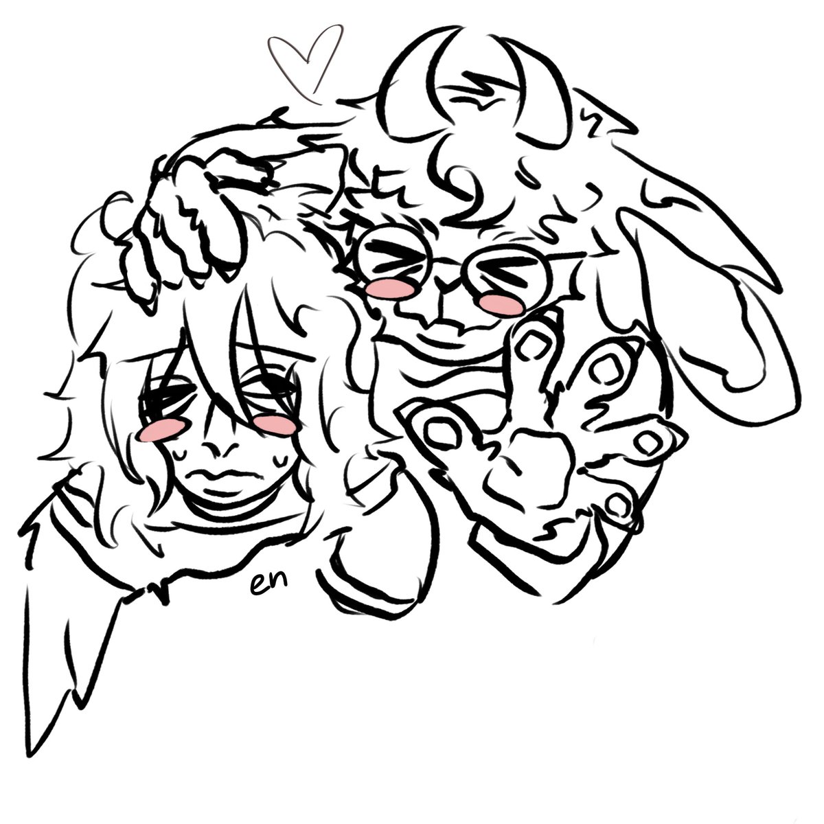 sieshka's tweet photo. deltarune slop #DELTARUNE #deltarunefanart #krisdremmurr #ralsei #art #fanart https://t.co/I9AQUAMWf5