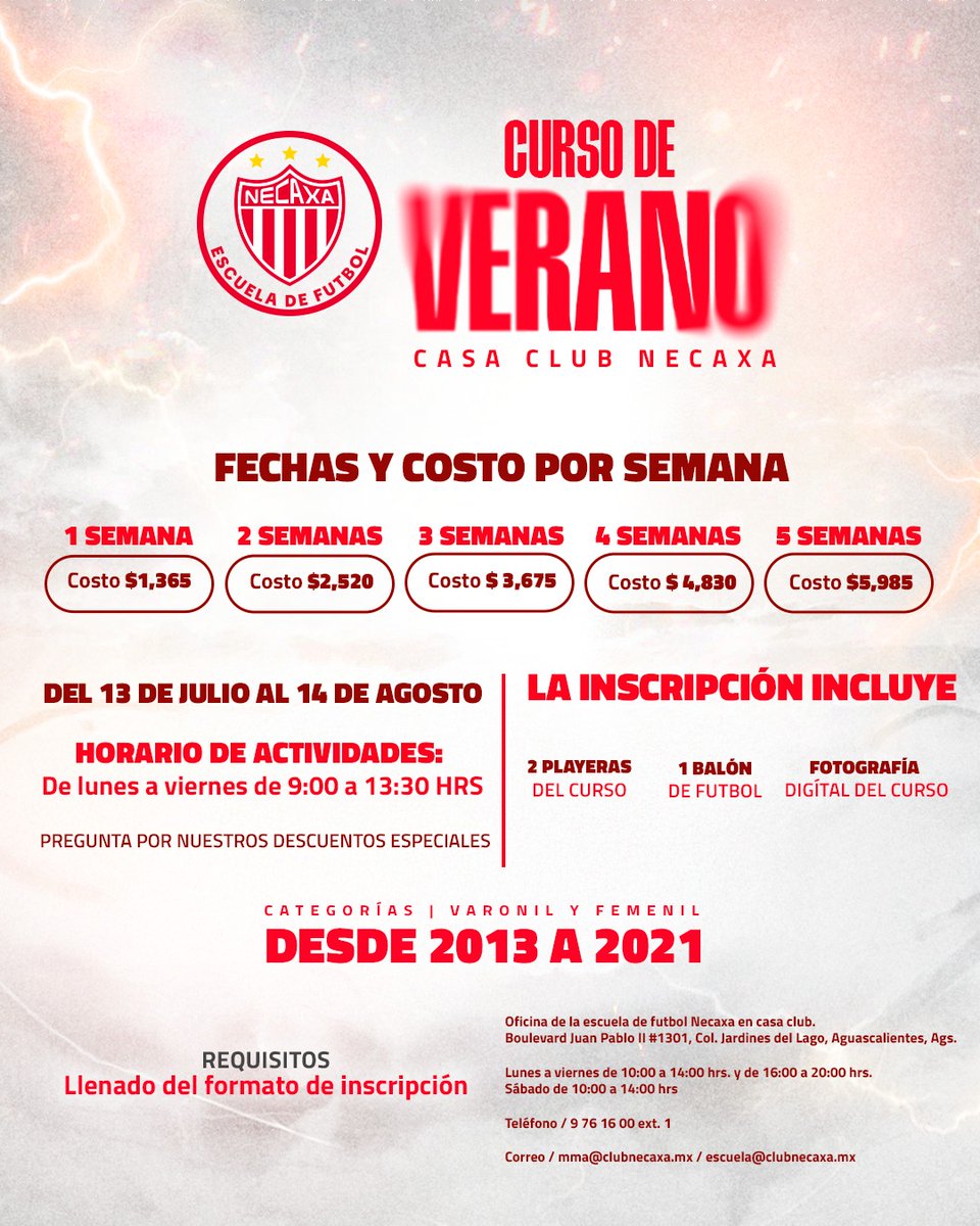 ClubNecaxa's tweet photo. ¿Listos, Rayitos y Centellitas? 🤍⚡️♥️
¡Los esperamos en Casa Club!📍 https://t.co/hVdA9bLu3D