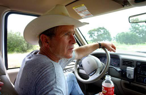 spymain123's tweet photo. Former U.S. President George W. Bush at the wheel of his pickup truck on his Prairie Chapel Ranch in Crawford, Texas. During his administration, the property frequently served as a diplomatic backdrop, earning the moniker the "Western White House."
Official White House Photo by Eric Draper | August 9, 2002