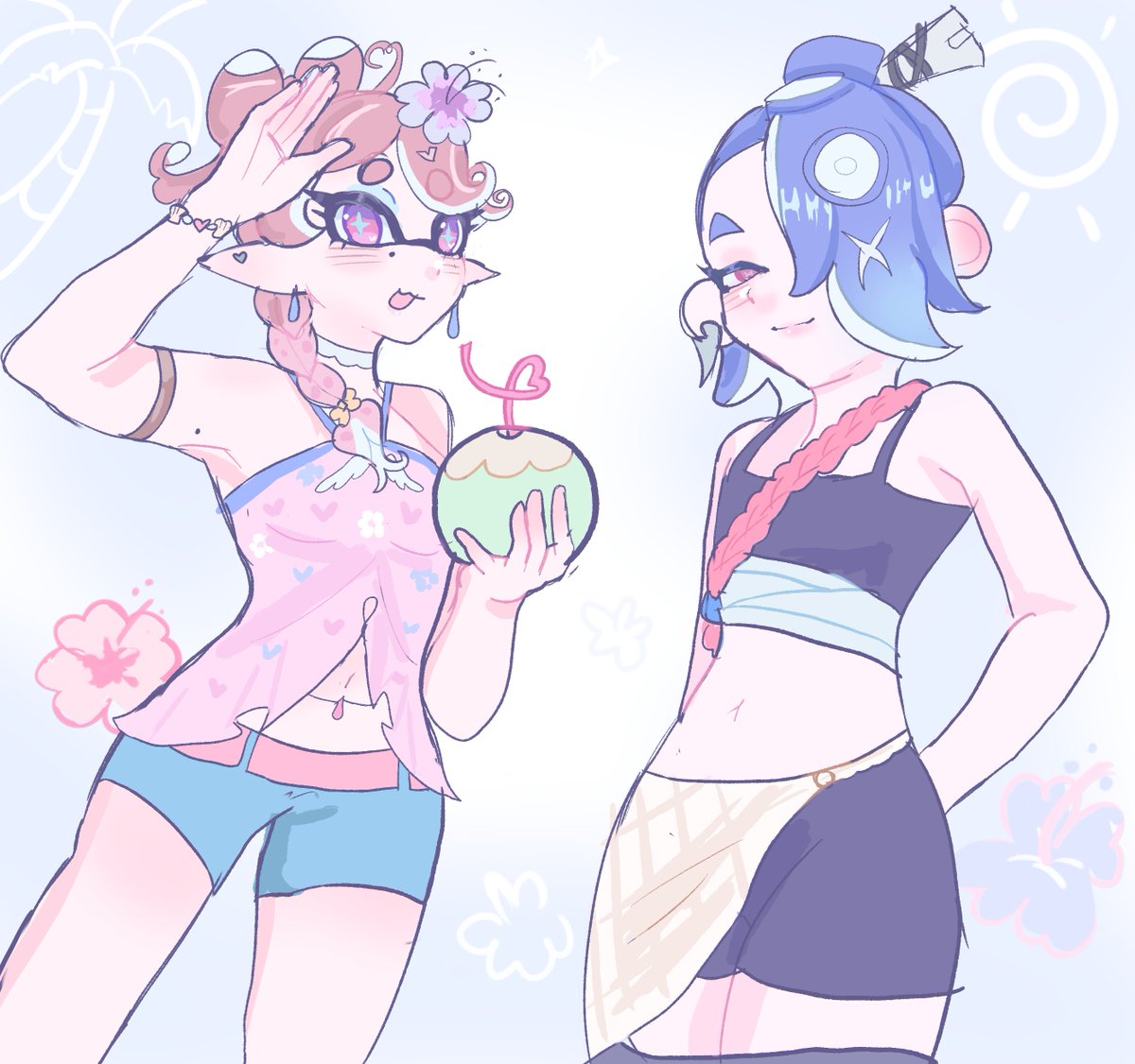 volosbunny's tweet photo. river with their raiders outfits ⪩. .⪨
#splatoontwt #sstwt #yumetwt https://t.co/c75qJ5wddx