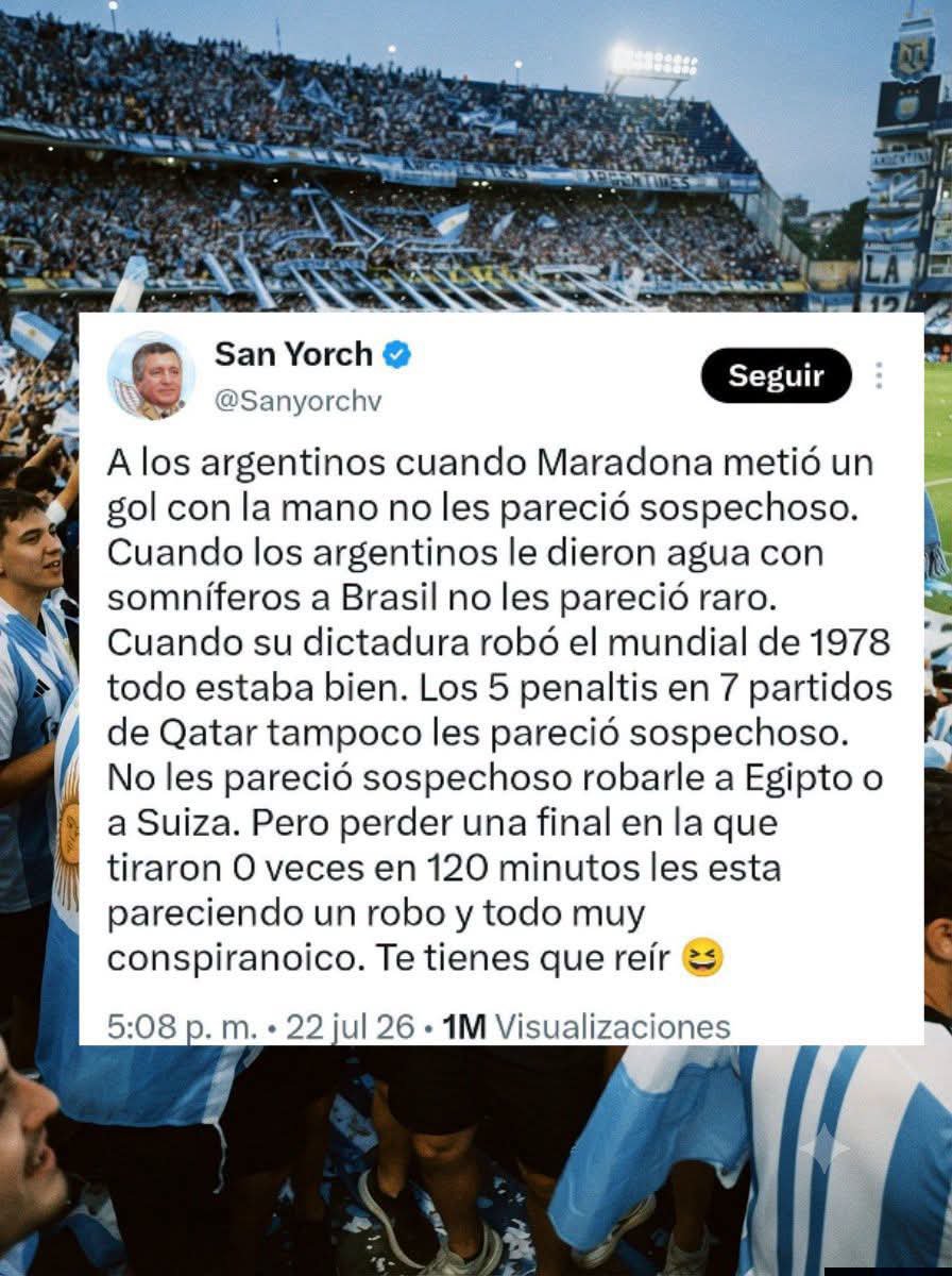 muelcelis's tweet photo. @DiarioOle https://t.co/QZGFbl1I8d