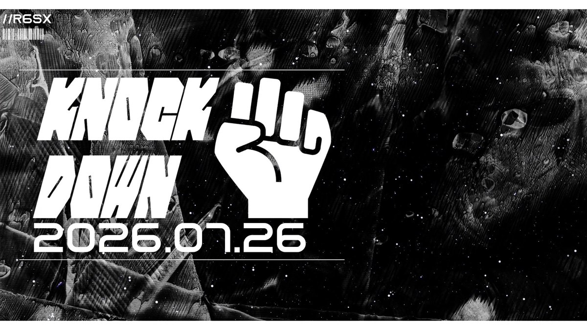 KNOCKDOWN_R6S's tweet photo. ~ KNOCKDOWN SP ~
KNOCKDOWN × TRIDENT

🗓 2026.07.26 (Sun) 22:00 ~
📺 https://t.co/difCJ4d6zz
 
#KNOCKDOWN_TRIDENT | #RainbowSixSiege https://t.co/uHBLyYEnMF