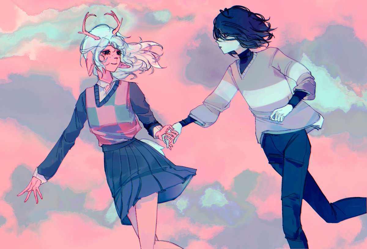 tachyuri's tweet photo. into the night 
#deltarune #kriselleㅤ https://t.co/SNHfymCtcu