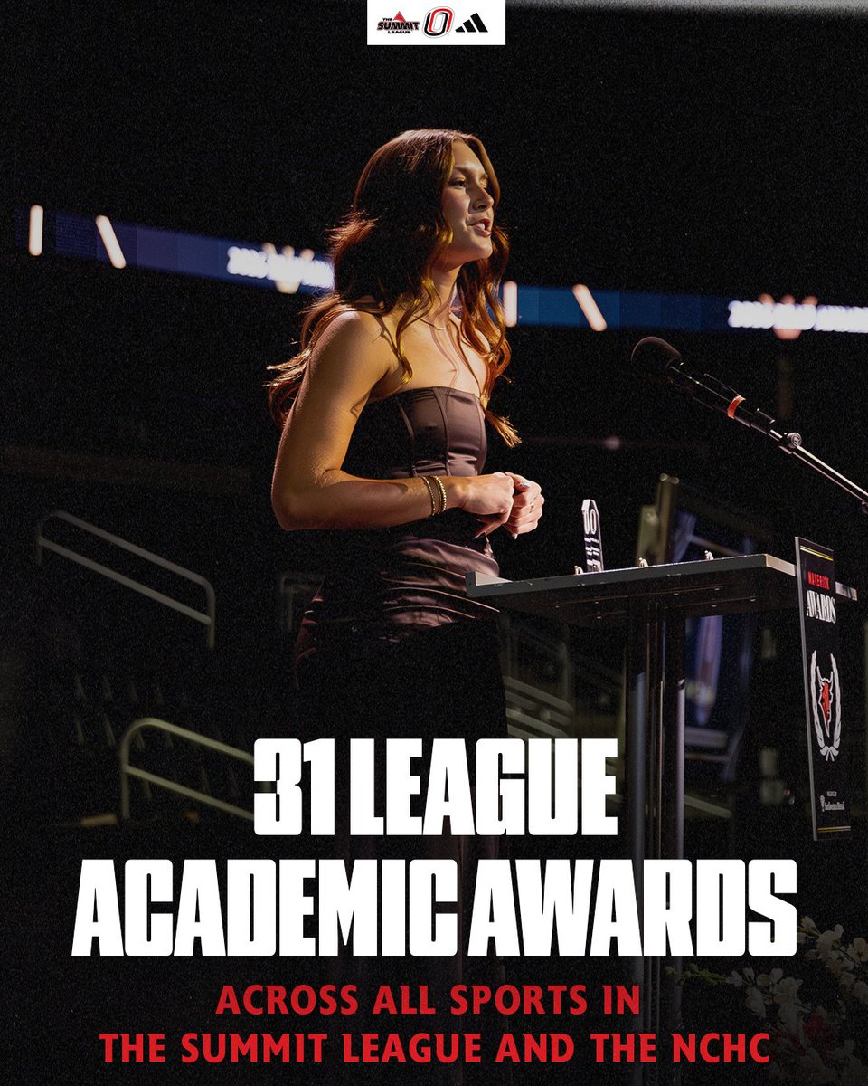 omavs's tweet photo. This year, 31 Mavericks received academic awards from the Summit League or the NCHC. Many went on to receive further academic honors.

#ForThe402 https://t.co/Xqp7vWqwiO