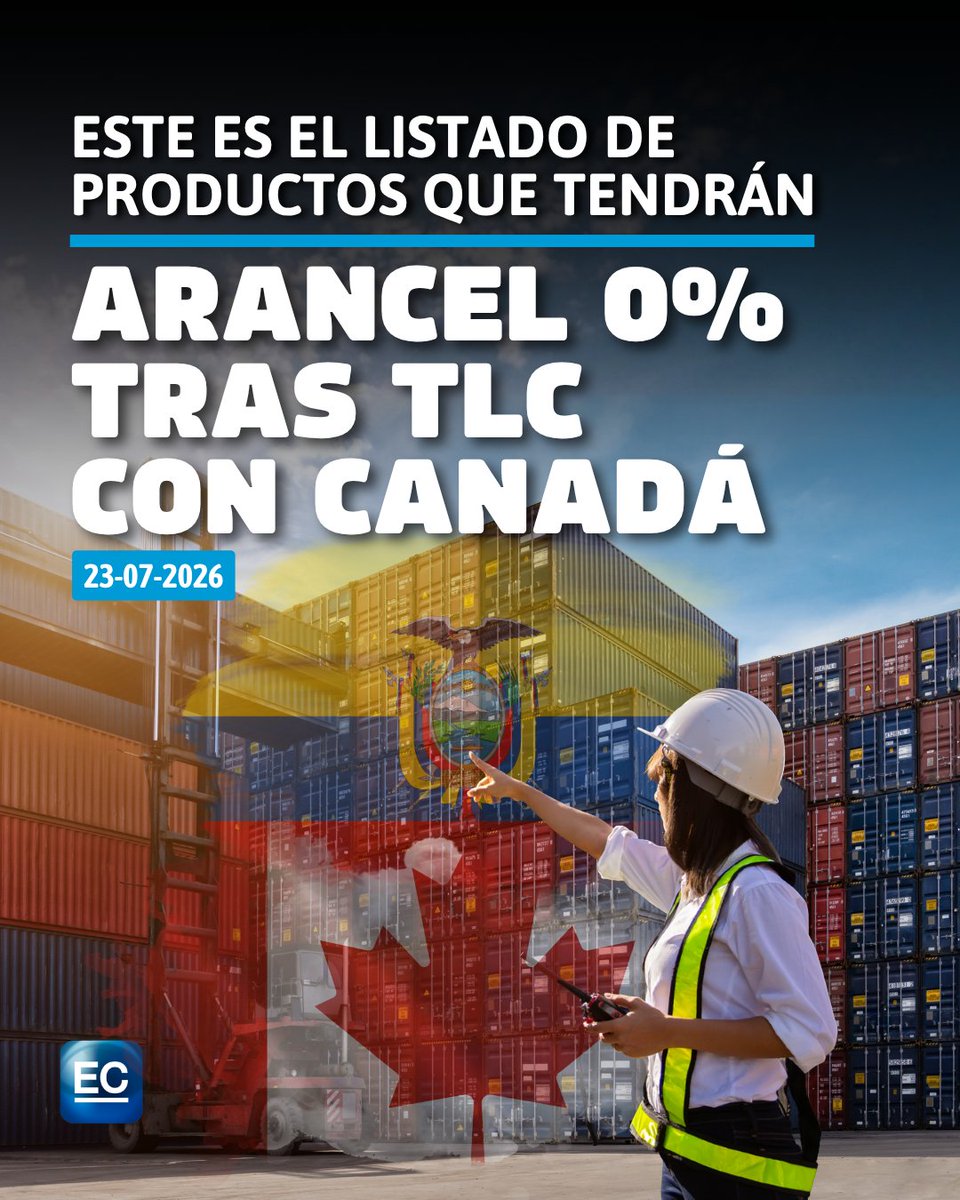 elcomerciocom's tweet photo. ⟫ https://t.co/2SImnkBCEY | 🇪🇨 Ecuador y Canadá 🇨🇦  se preparan para firmar un Tratado de Libre Comercio https://t.co/DNa5RfzHcH