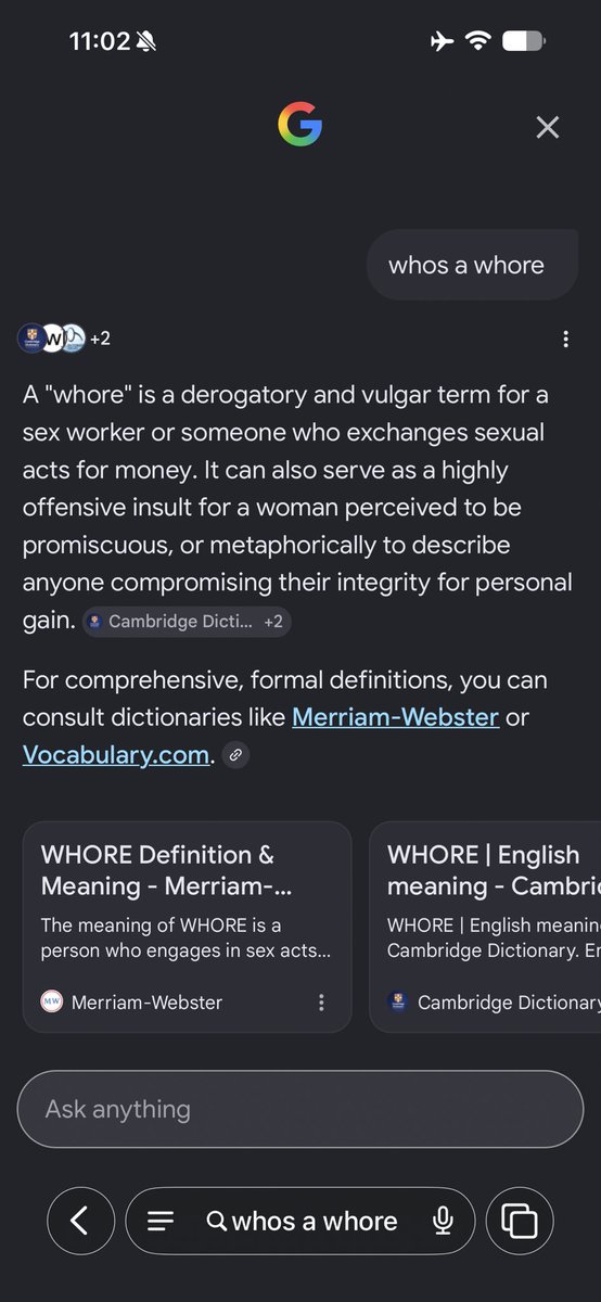 LoryLanes's tweet photo. @debra727leo @Daveay7 Bet you can’t be so dumb to not know the meaning of whore https://t.co/IKxVcCEaLr