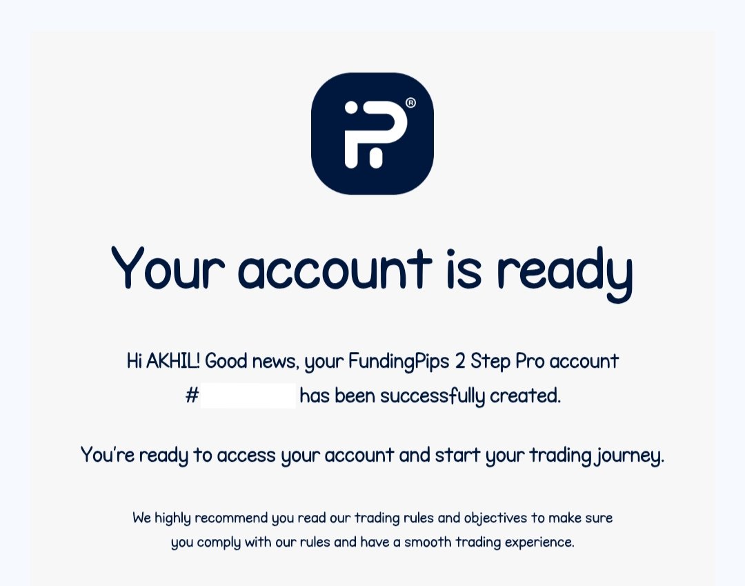 0xAkl_'s tweet photo. A fresh start with the @fundingpips   Challenge.

Just patience, discipline, and sticking to the plan. 

Let's see where consistency takes me @Khldfx https://t.co/i3zuaYKoDQ