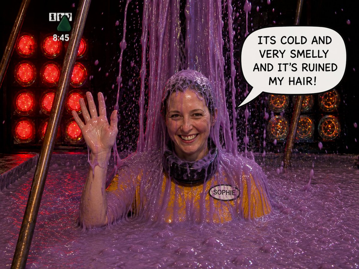 GYOBGunge97's tweet photo. Auntie Sophie Dunked into the Cold Smelly Slop #gunkdunk #gyob #getyourownback #shorts #barelegs #barefeet #smellyslop #gunge #gunged https://t.co/crsTHxSaQC