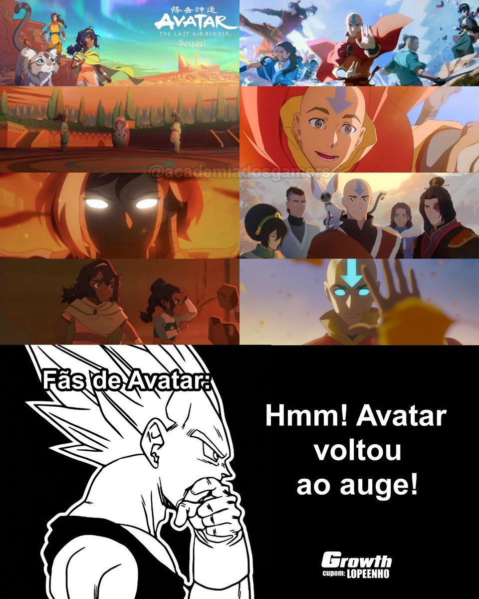 academiadgamers's tweet photo. Muito bom ver Avatar voltando com tudo. https://t.co/vW9j8BsfNH