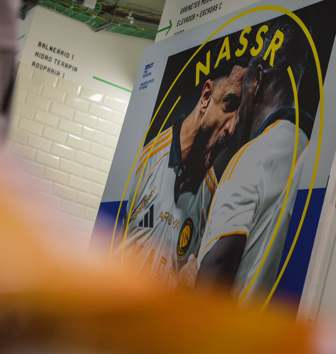 AlNassrFC's tweet photo. هنا مقـر معسكرنا الجديـد في لشبونة 💛 https://t.co/d8VWtAp3KG