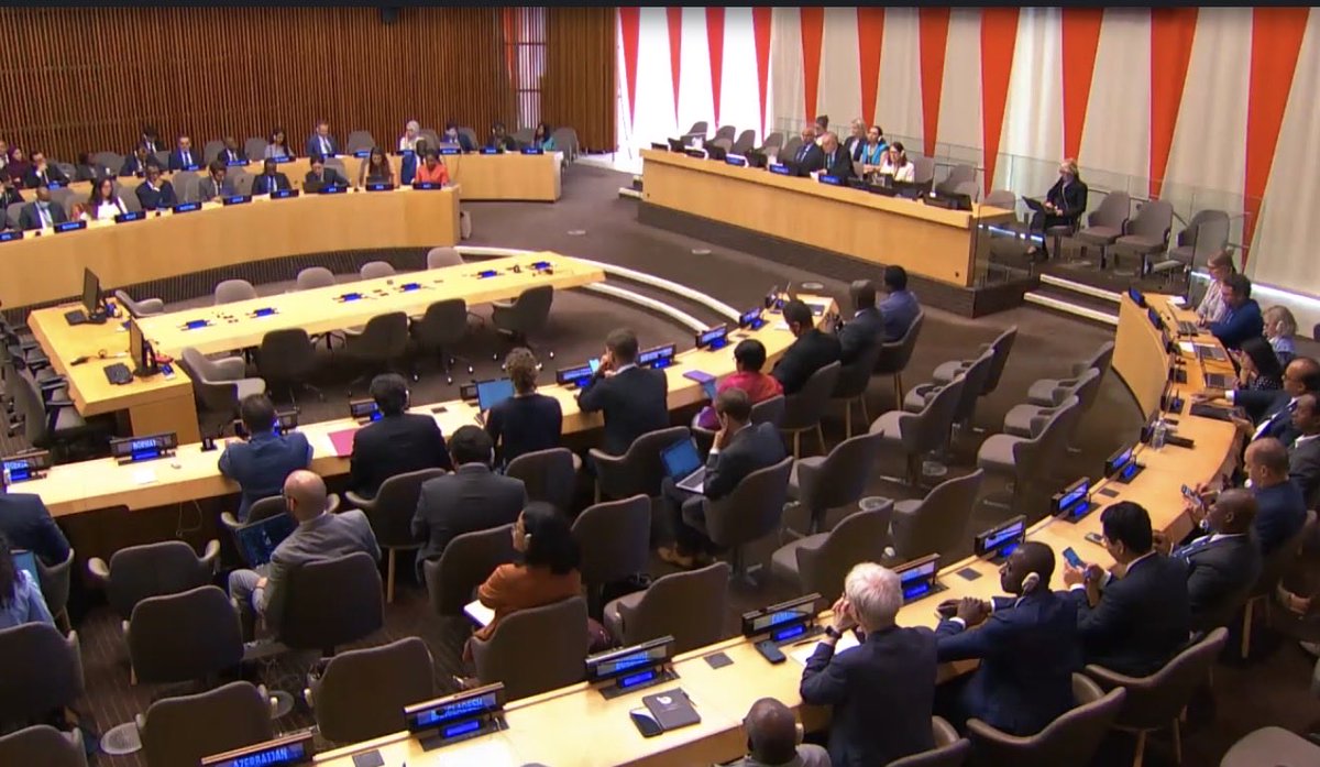 AfricanUnionUN's tweet photo. Congratulations to #Algeria for assuming the Presidency  of the @UN Economic and Social Council (#ECOSOC) for its 2027 Session, with Ambassador Amar Bendjama, PR of Algeria to the UN, elected by acclamation today, by the Council. This role underlines Africa’s dedication to sustainable development and addressing global challenges in line with #Agenda2063. Given that 14 African countries are members of the ECOSOC, this will help increased coordination to promote African interests. Algeria's leadership is expected to improve collaboration with member states to tackle significant global issues, enhancing the African Union's influence in important international discussions.

#SDGs #TheAfricaWeWant