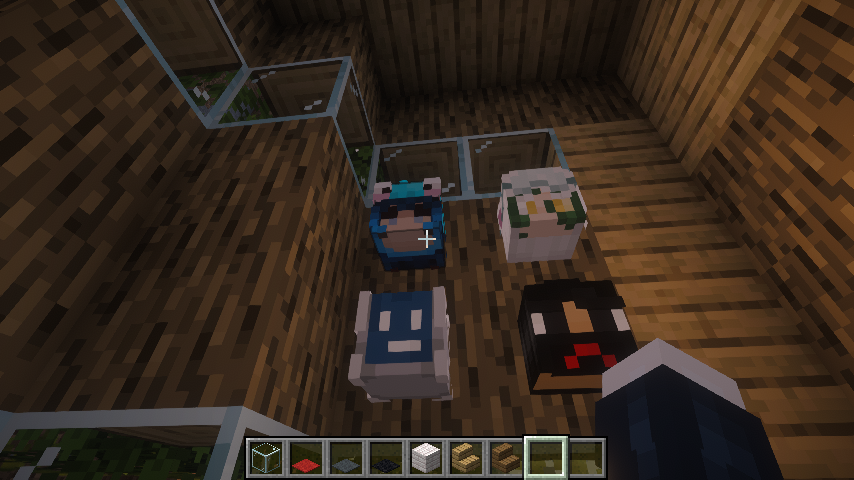 feixshal's tweet photo. Minecraft java players hand over your username and I'll add a head of your player to my wall like this https://t.co/RCFhAuilDE
