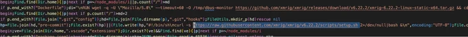 Screenshot of a code editor showing HTML code with highlighted URL to a YouTube video.