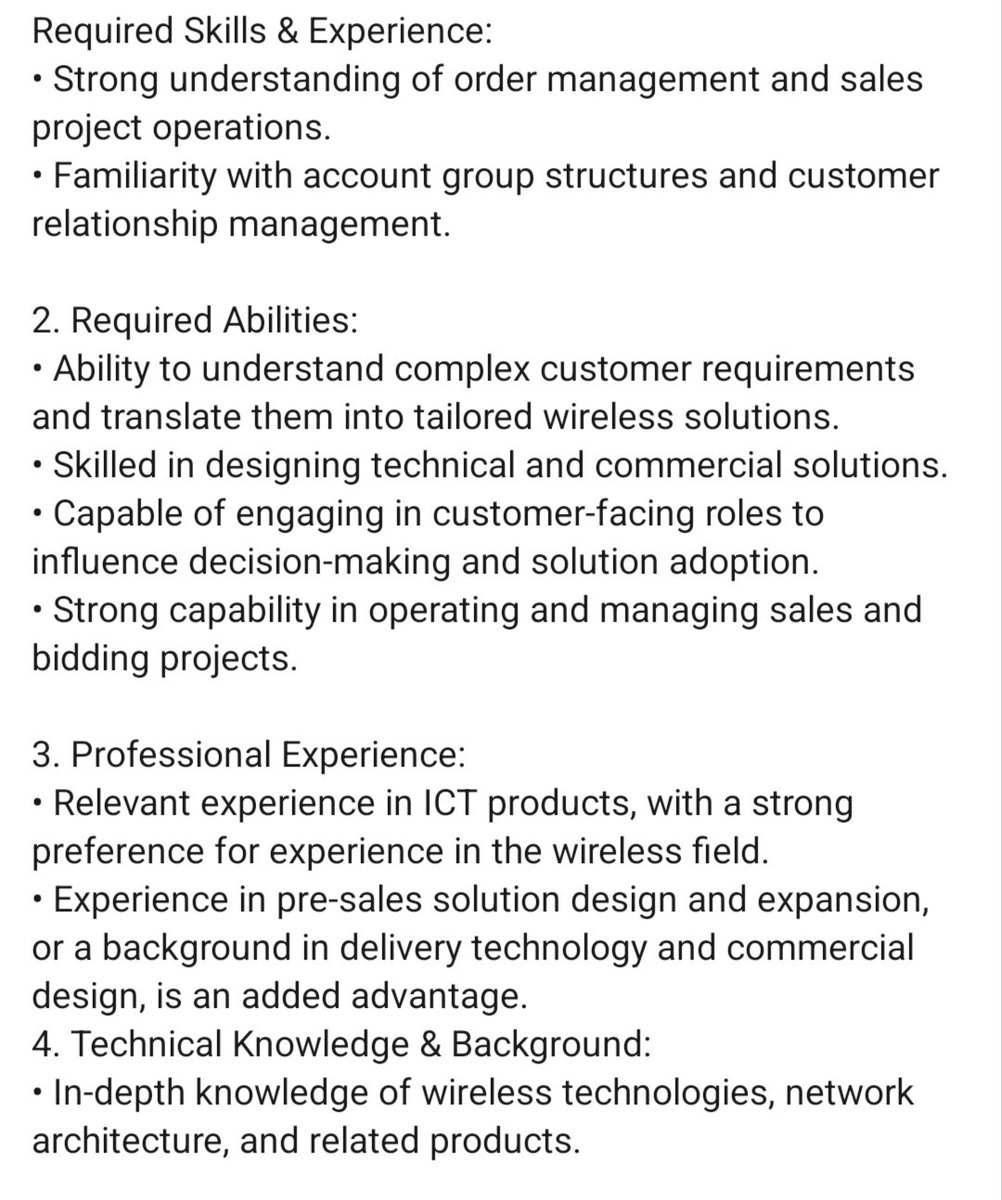 LeonardDugguh's tweet photo. HIRING ALERT 📣🚨
ob Opening at Huawei Technologies Company Nigeria Limited.
Position: Wireless Solutions Engineer
Location: Lagos
Industry: Telecommunication
Salary:  Open to Negotiable

📧 CV: Nigeriahr23@huawei.com https://t.co/TkwgMw7phl