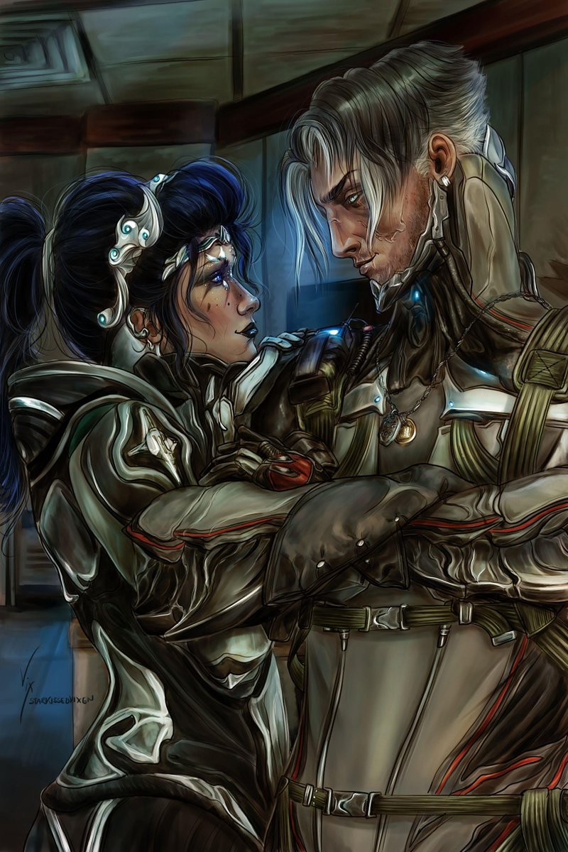 starkissedvixen's tweet photo. "Hello, sweets"

Dunno how you can brood with void puppy dog eyes staring up at you 🤭

#warframe #warframefanart #tennocreate #arthurnightingale https://t.co/HY1BCSr9ZY