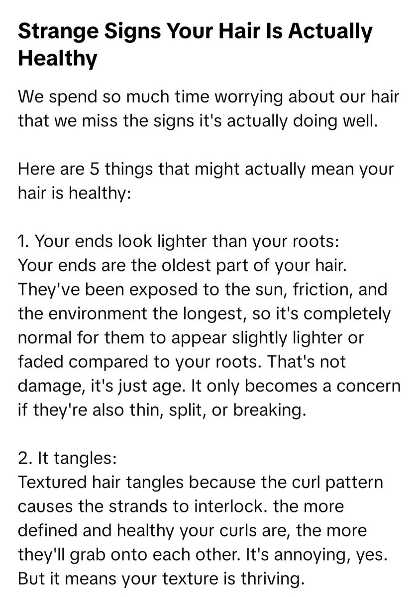 Amaka__Michael's tweet photo. Strange signs that show your natural hair is actually healthy https://t.co/NqV0TlqWEb
