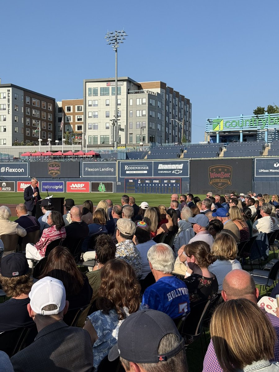 WooSox's tweet photo. Our 2026 WooSox Hall of Fame 2026 induction ceremony is live on @NESN now https://t.co/LlDgl7Id1M
