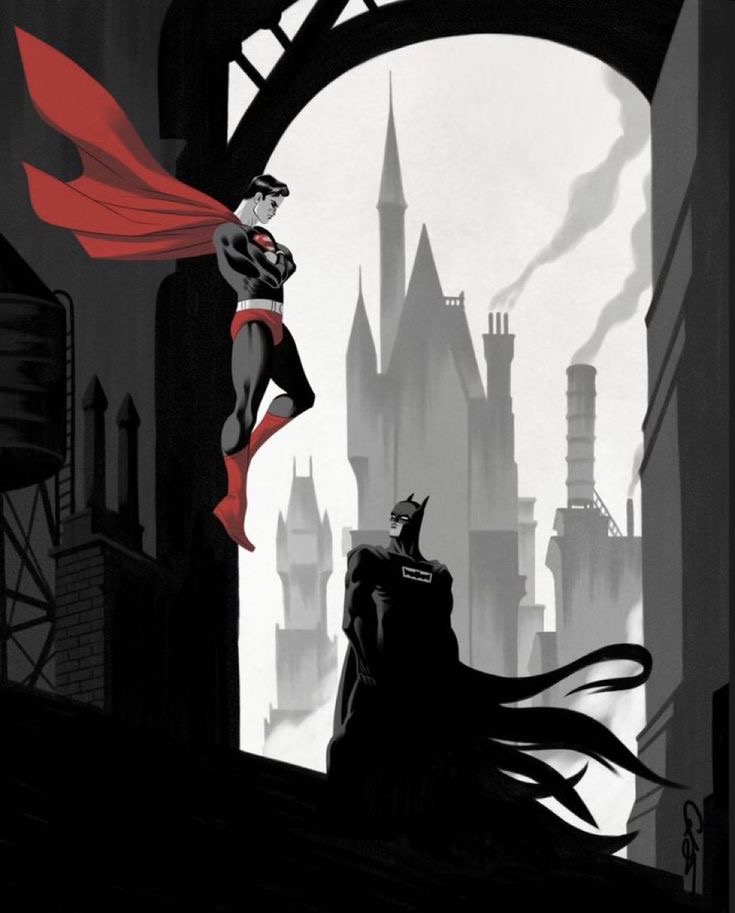 wavebatt's tweet photo. Worlds collide in the shadows of Gotham https://t.co/50Eab1obc5