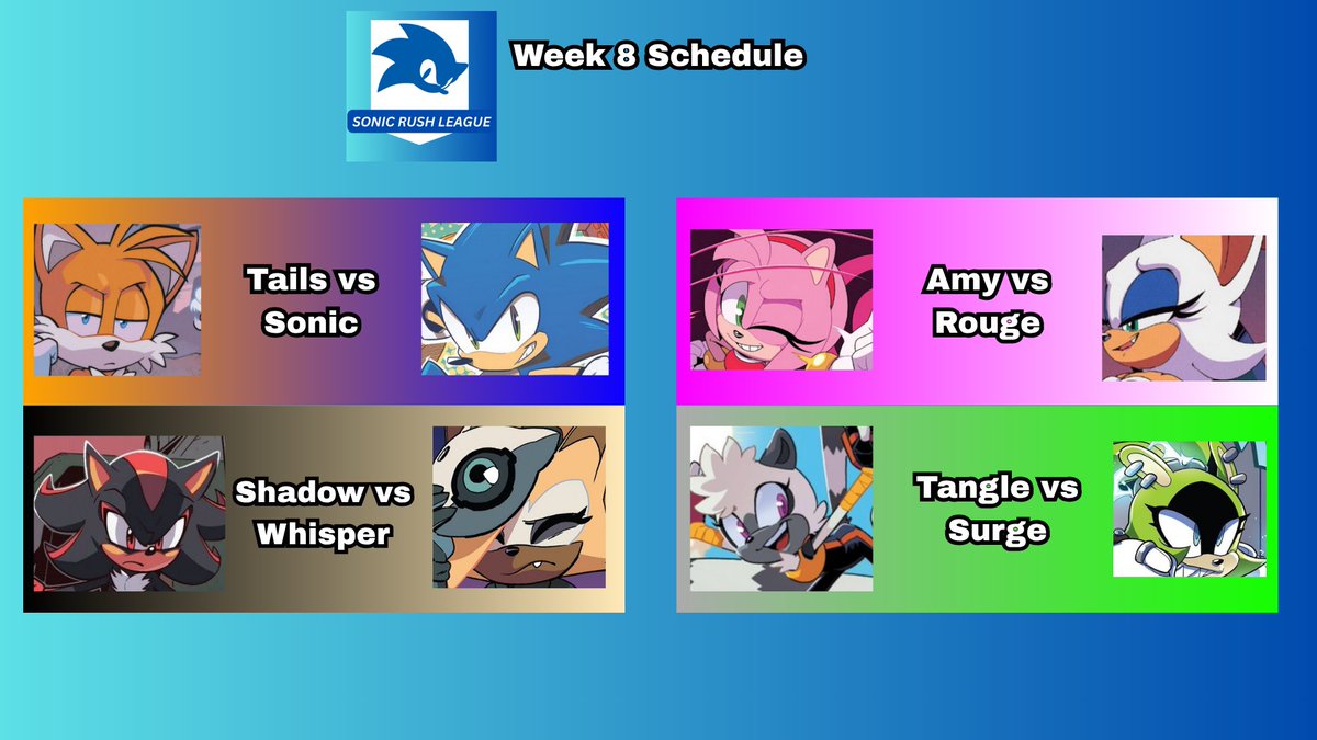 KenzoSSW's tweet photo. Week 8 of Sonic Rush League kicks off tomorrow! #SonicTheHedeghog #RocketLeague #Esports https://t.co/qr6yztfpHm