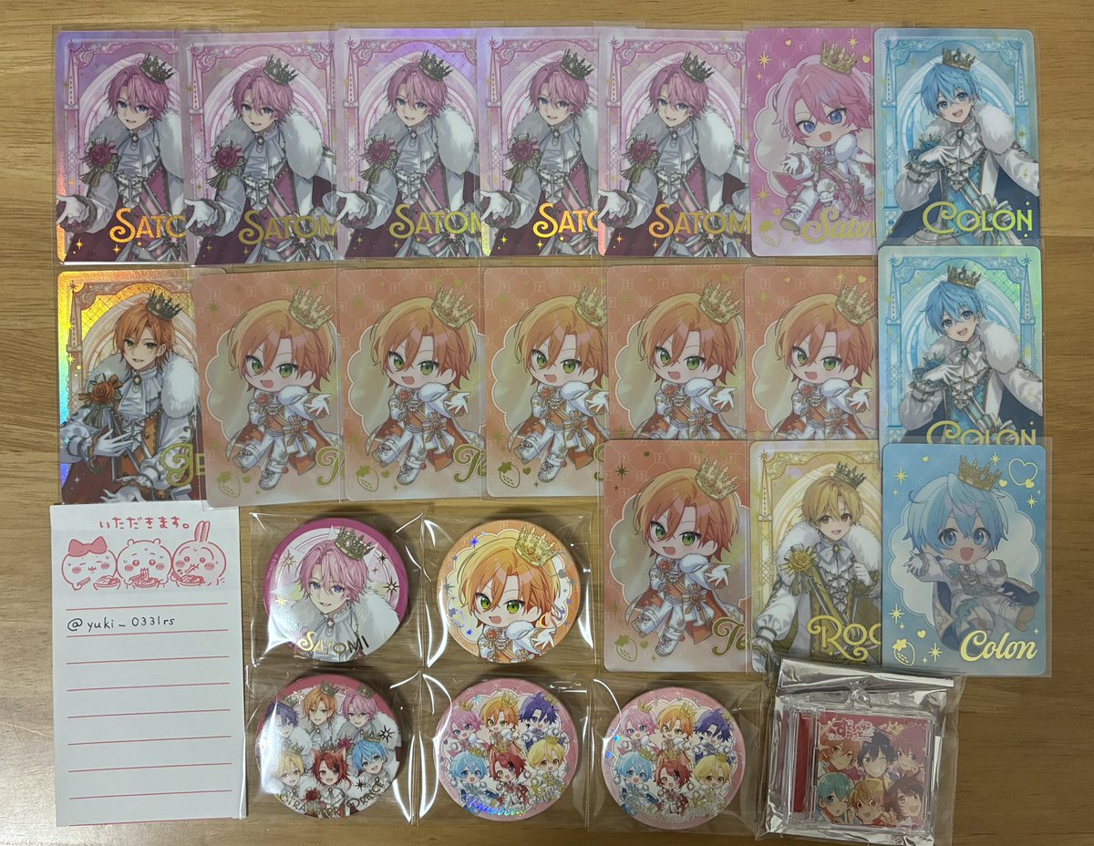 yuki_0331rs's tweet photo. @kai0823Game 初めまして。検索より失礼いたします。
当方画像のものを所持しております。
🩷さん等身2枚とデフォ1枚を❤️さん同種と交換していただくことは可能でしょうか？
ご検討よろしくお願いいたします🙇🏻‍♀️ﾘｲﾇ0728 https://t.co/CD4VveqZ26