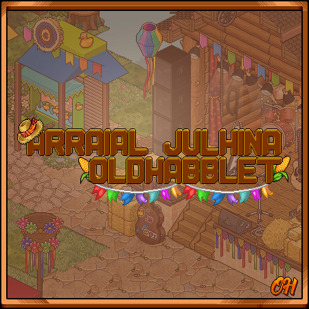 OldHabblet's tweet photo. O arraiá ainda não acabou, sô! 🌽🔥

As bandeirinhas já estão no alto e a fogueira está acesa para receber todo mundo no Arraiá Julhino OldHabblet!

Prepare o traje caipira, chame os amigos e venha aproveitar essa festança com muita diversão. 🪗🎶

📅23/07
⏰ 20hBR
🌟 EMBLEMA EXCLUSIVO