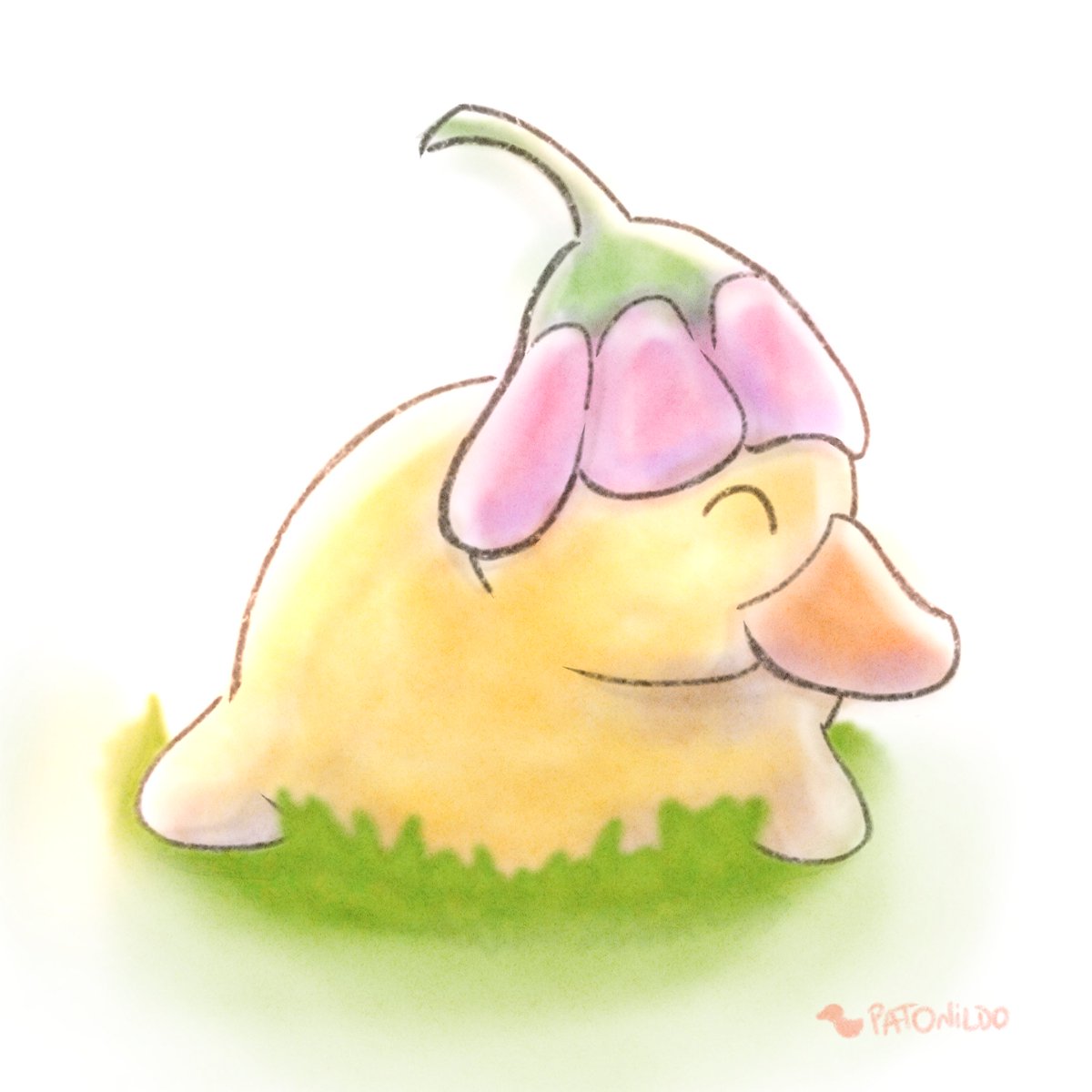 ProfPatonildo's tweet photo. Sleepy baby duck #digitalart #watercolor  #cute #animal https://t.co/L87Pgumpyk